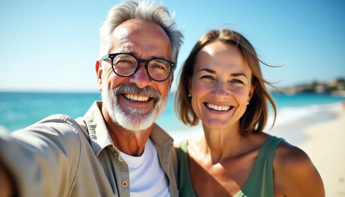 Senior enjoying retirement with confidence and freedom