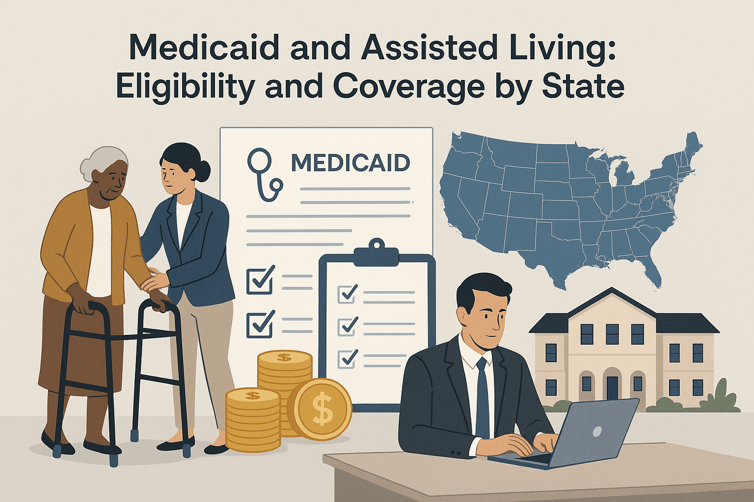 Medicaid and Assisted Living: Eligibility and Coverage by State - Featured image