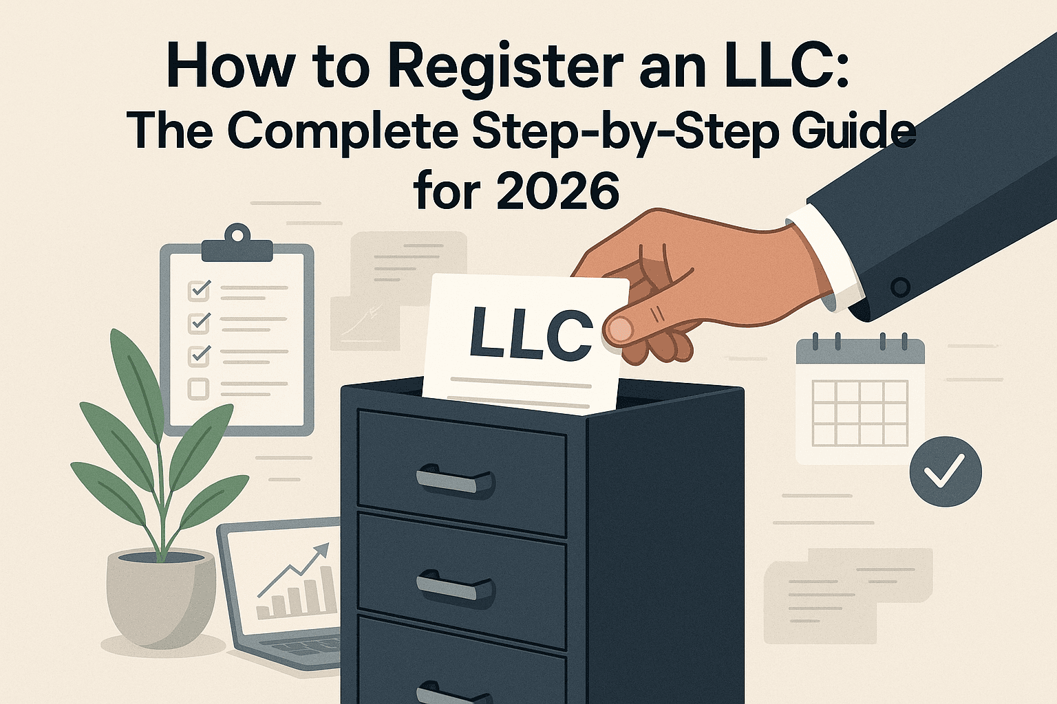 How to Register an LLC: The Complete Step-by-Step Guide for 2026 - Featured image