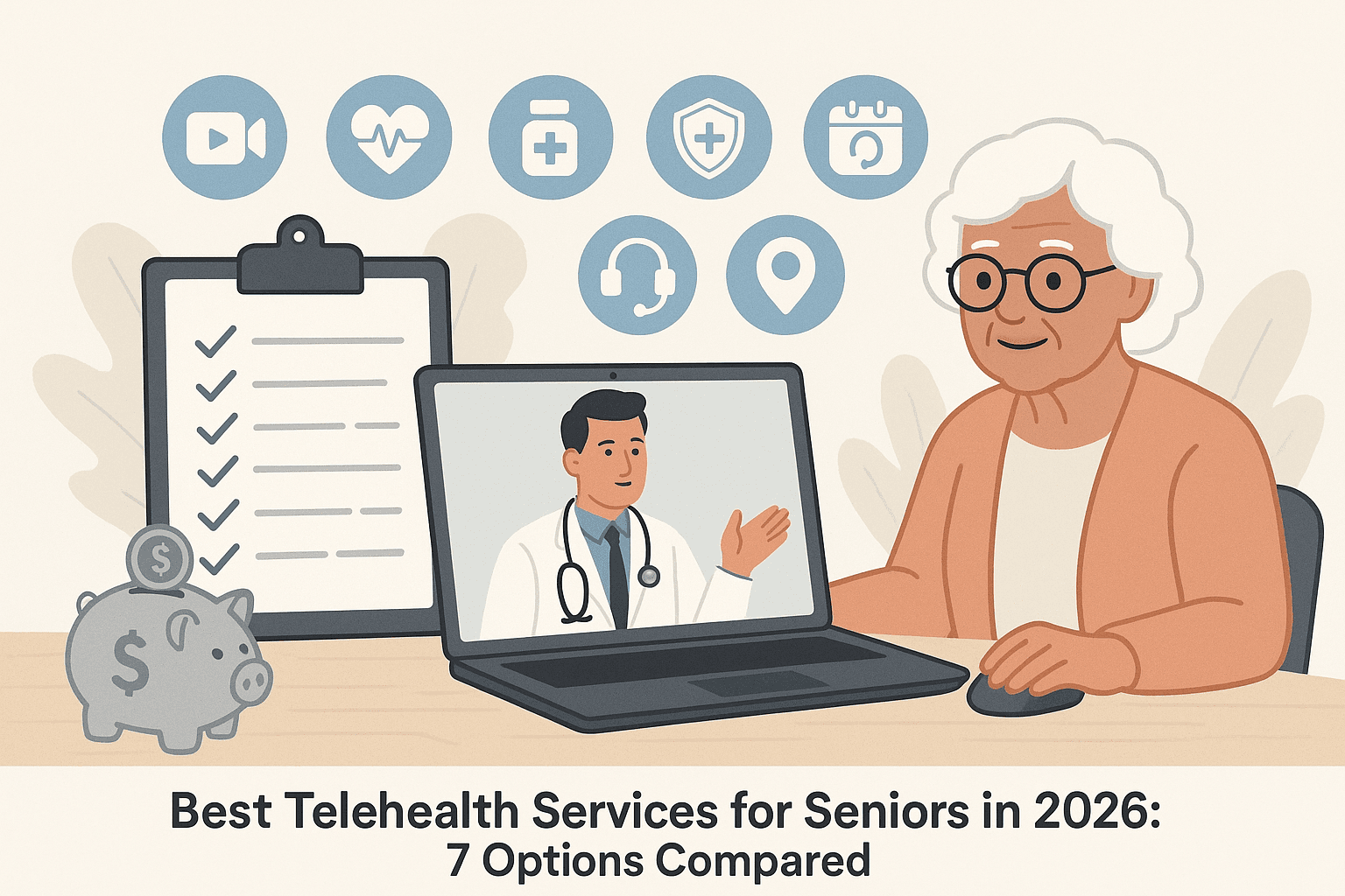 Best Telehealth Services for Seniors in 2026: 7 Options Compared - Featured image